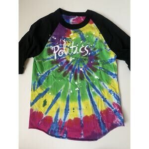 Sneaker politics tie dye baseball raglan Streetwear